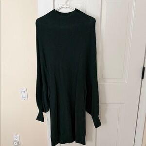 Banana Republic Dark Green Midi Dress